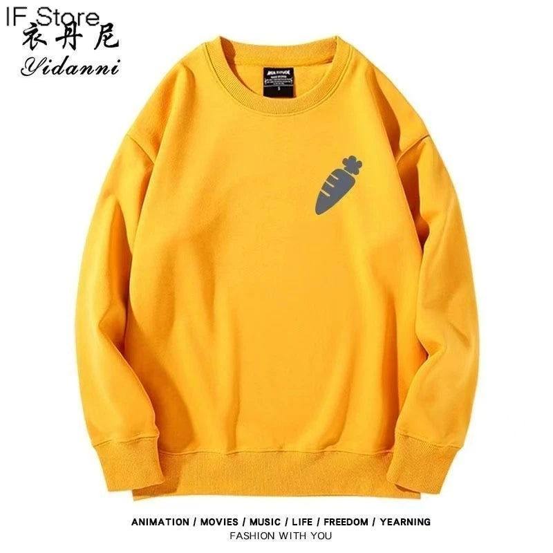 Japan anime Uma Musume Pretty Derby Oguri Cap Carrot cartoon O-Neck sweatshirts y2k Man Women Harajuku Casual Boys girls hoodies