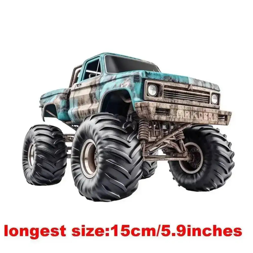 Car, Sports Car, Off-road Vehicle DTF Thermo Sticker Decals Heat Transfer On Clothes Iron On Patch For Hoodies Press Printing