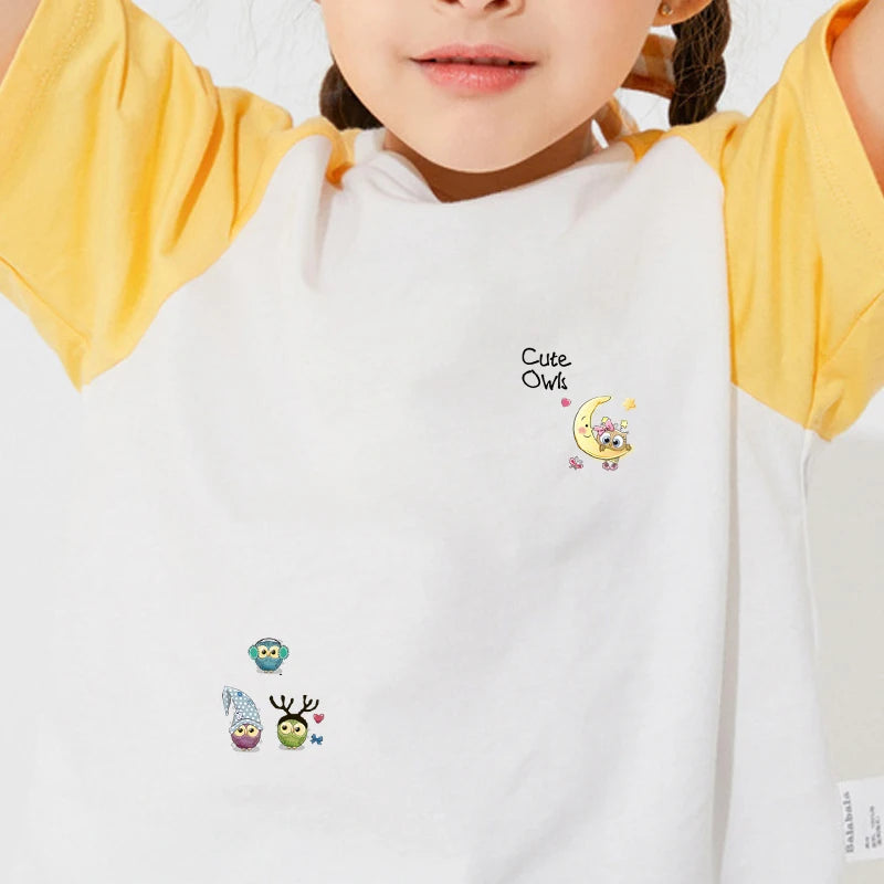 Thermal Transfer Patches T-Shirt Hoodies Patches Diy Arts Crafts Ironing Heat Transfer Patches For Clothes Animal Stickers