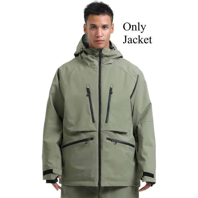 New Multi Functional Unisex Skiing Jackets Outdoor Sport Waterproof Ski Coats Winter Insulated Snow Coat Mountain Men Hoodies