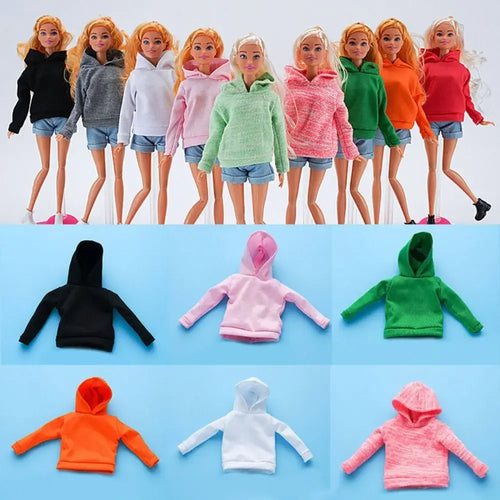 Accessories Fashion 1/6 Dolls Hoodies Casual Wears Cotton Doll Sweater Clothes Party Clothes 11.5