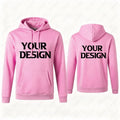 2025 DIY Custom Your Text New Autumn Winter Casual Men's Tops Solid Color Hoodies Sweatshirt Sweatshirt Men Clothing