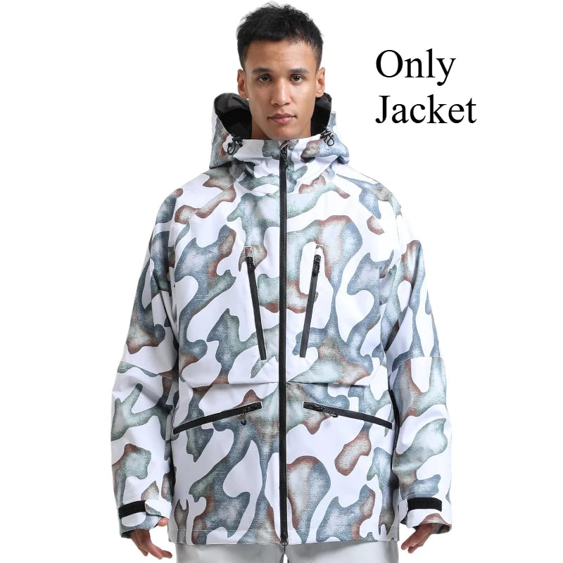 New Multi Functional Unisex Skiing Jackets Outdoor Sport Waterproof Ski Coats Winter Insulated Snow Coat Mountain Men Hoodies