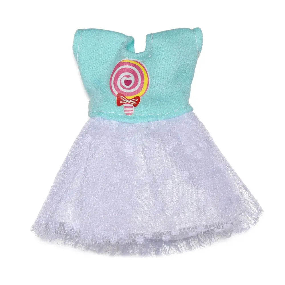 16cm Doll Clothes Cute Princess Dress For 1/8 BJD Doll Tops T-shirt Hoodies Jeans Pants Suit Lace Knitted Sweater Skirt Toy Gift