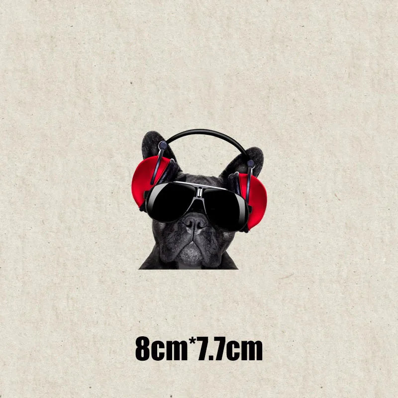 Fashion Animal on the rock DTF Thermo Sticker Decals Heat Transfer On Clothes Iron On Patch For Hoodies Press Print Man & Woman
