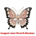 15cm Kids Cartoon Hollow Out Butterfly Dtf Transfers Ready To Press Patches For Clothing T-shirt Hoodies Heat Transfer Stickers
