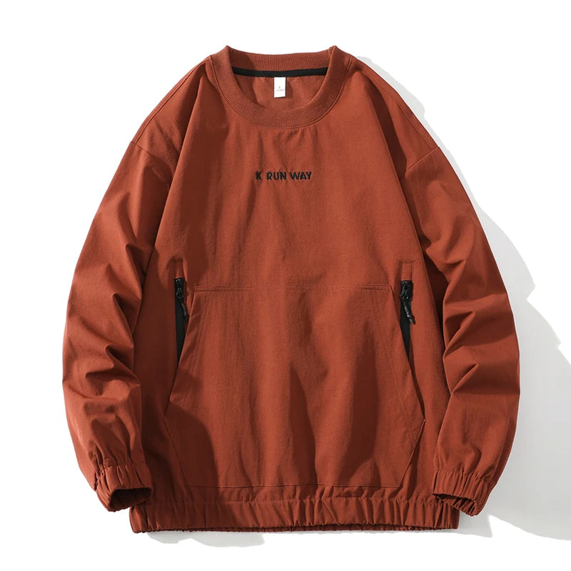 Autumn Spring 2024 Hoodies Sweatshirt For Men's Grey Blue Hip Hop Punk Pullover Streetwear Casual Fashion Clothes OverSize 5XL