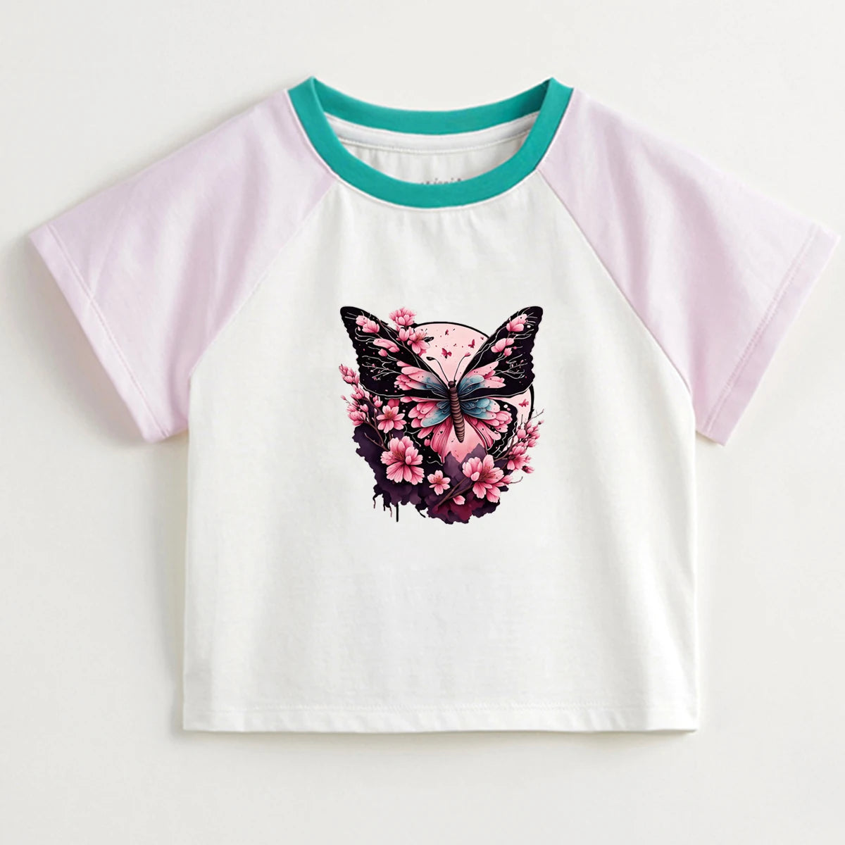 Medium Size Butterfly Sticker On Clothes For Girl Dresses Decals Patches Washable Thermal Press Hoodies Tops Vinyl Diy Patch