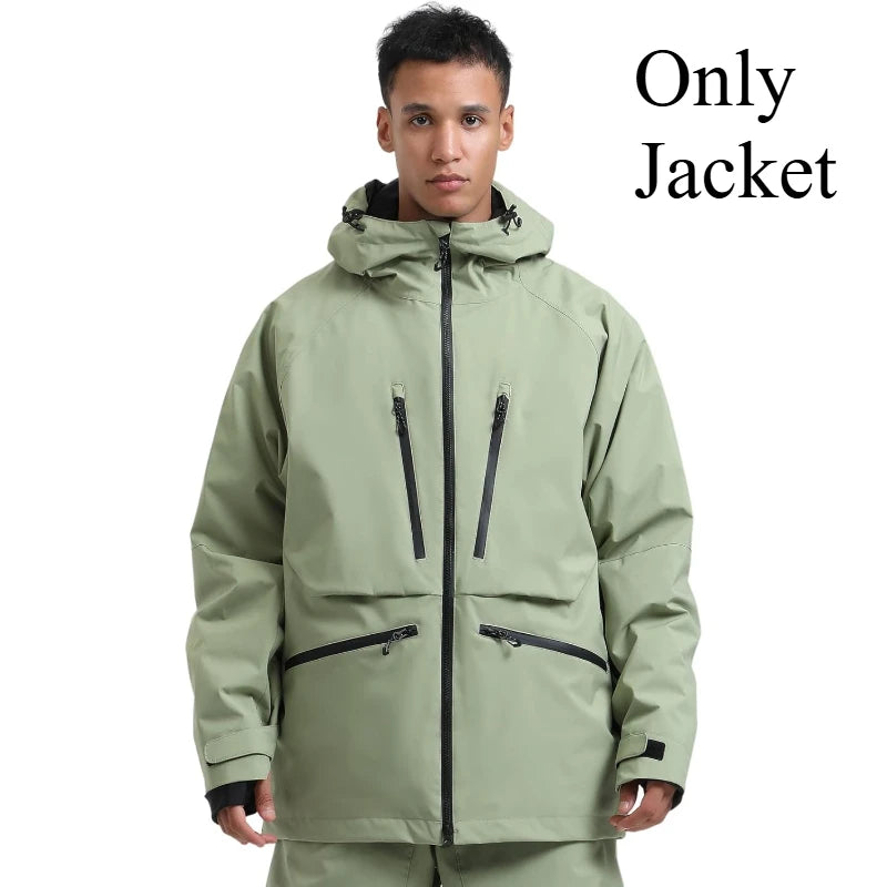 New Multi Functional Unisex Skiing Jackets Outdoor Sport Waterproof Ski Coats Winter Insulated Snow Coat Mountain Men Hoodies