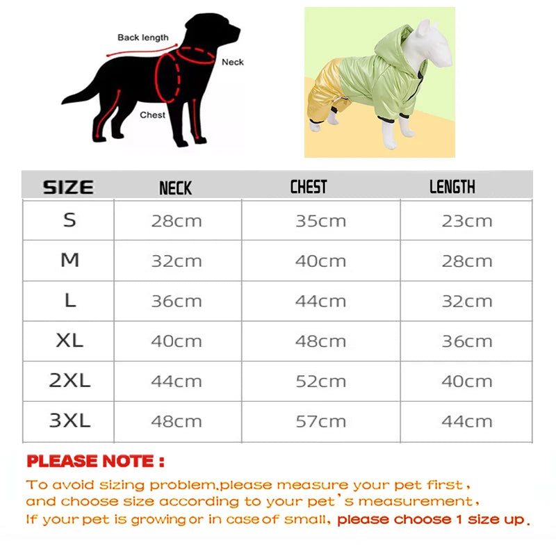 New Pet Dog Winter Clothes Waterproof Warm Down Jacket For Small Dogs Pets Coat Cotton Hoodies For Chihuahua Puppy Clothing