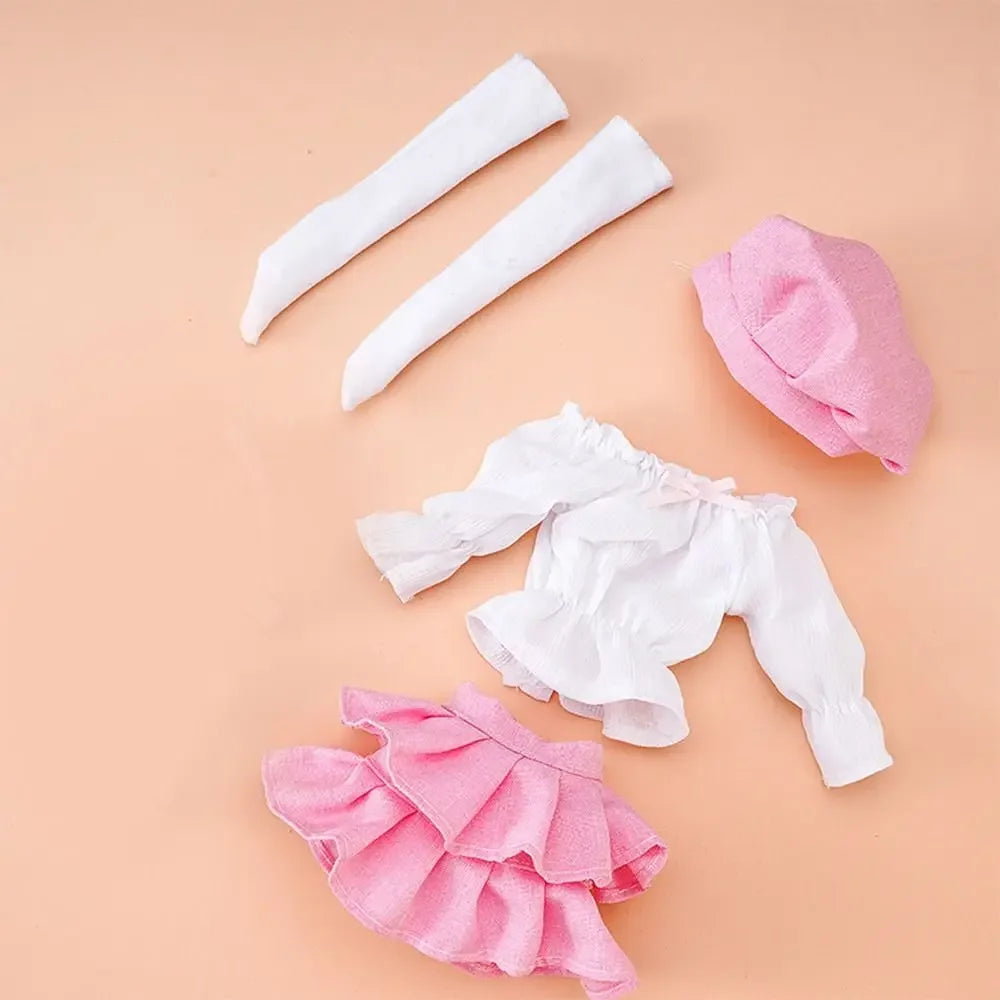 Fashion 30cm Doll Handmade Hoodies Doll Sports Sweatshirt Shorts Skirt Outfits For 1/6 DIY Doll Clothes Accessories