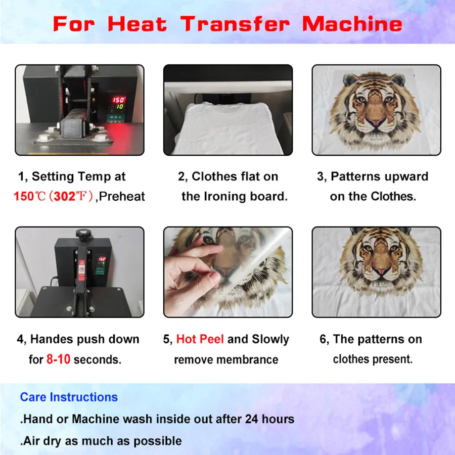 Medium Bear Iron On Patches Transfers Vinyl Thermal Press A-Level Washable Diy Hoodies Tops Patch Iron Children Clothes