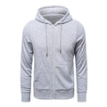 Trendy Hoodies Men Retro Harajuku Solid color High quality Jacket Streetwear Solid Zip Up Casual Loose Sweatshirt Clothes