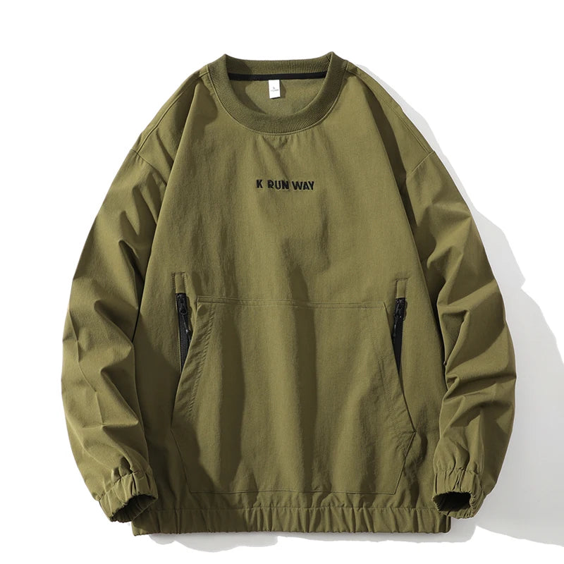 Autumn Spring 2024 Hoodies Sweatshirt For Men's Grey Blue Hip Hop Punk Pullover Streetwear Casual Fashion Clothes OverSize 5XL