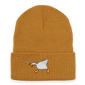 Big Goose Embroidered Knitted Hat for Winter and Winter Warmth, Men's and Women's Hoodies, Unclimbed Knitted Hat, Outdoor