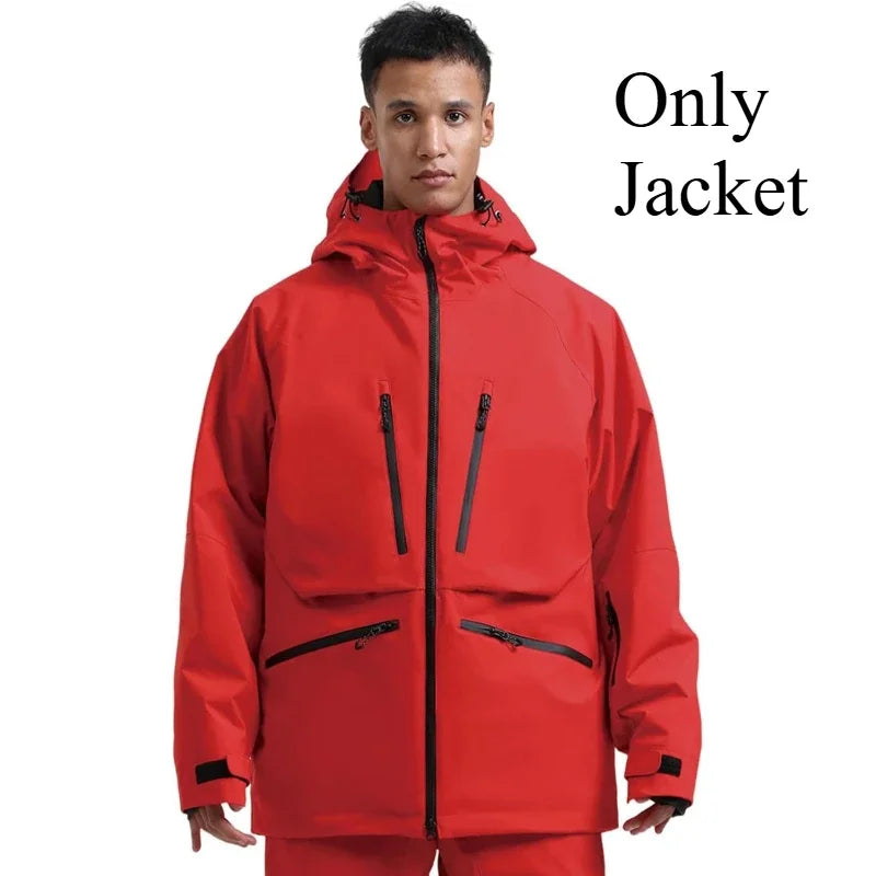 New Multi Functional Unisex Skiing Jackets Outdoor Sport Waterproof Ski Coats Winter Insulated Snow Coat Mountain Men Hoodies