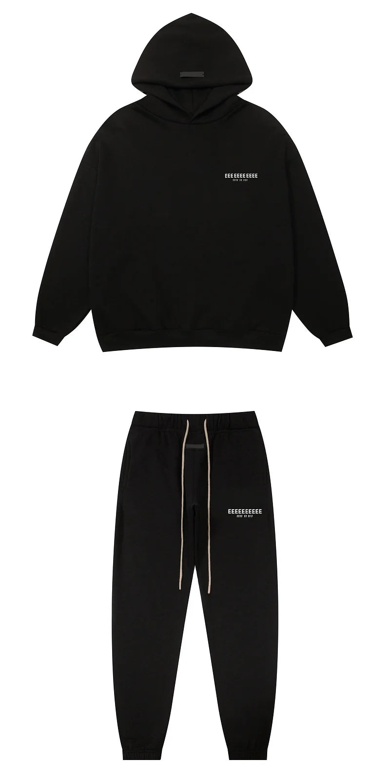 Classic Brand Hoodies Sweatpants Set High Quality Fleece Sweatshirts Men's Hiphop Streetwear Oversize Tracksuits Hoodies Pants