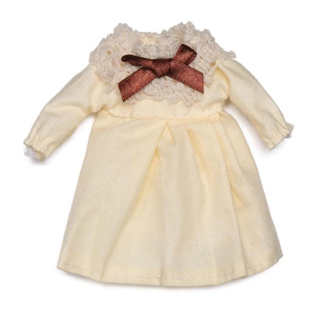 16cm Doll Clothes Cute Princess Dress For 1/8 BJD Doll Tops T-shirt Hoodies Jeans Pants Suit Lace Knitted Sweater Skirt Toy Gift