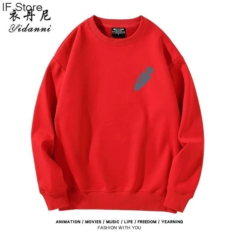 Japan anime Uma Musume Pretty Derby Oguri Cap Carrot cartoon O-Neck sweatshirts y2k Man Women Harajuku Casual Boys girls hoodies