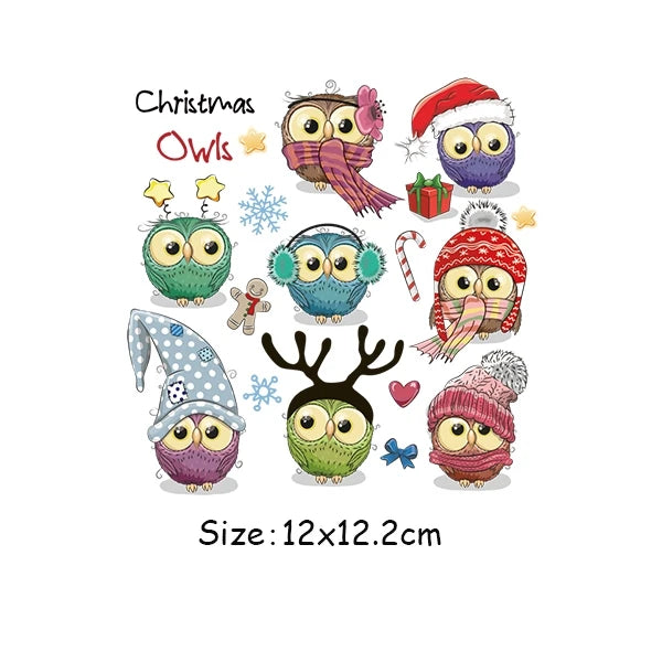 Thermal Transfer Patches T-Shirt Hoodies Patches Diy Arts Crafts Ironing Heat Transfer Patches For Clothes Animal Stickers