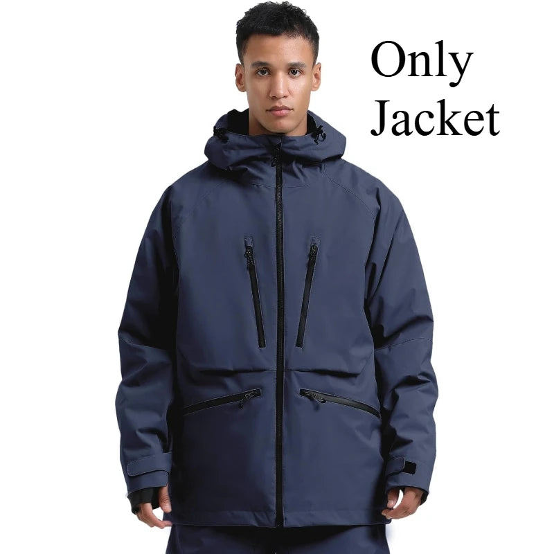 New Multi Functional Unisex Skiing Jackets Outdoor Sport Waterproof Ski Coats Winter Insulated Snow Coat Mountain Men Hoodies