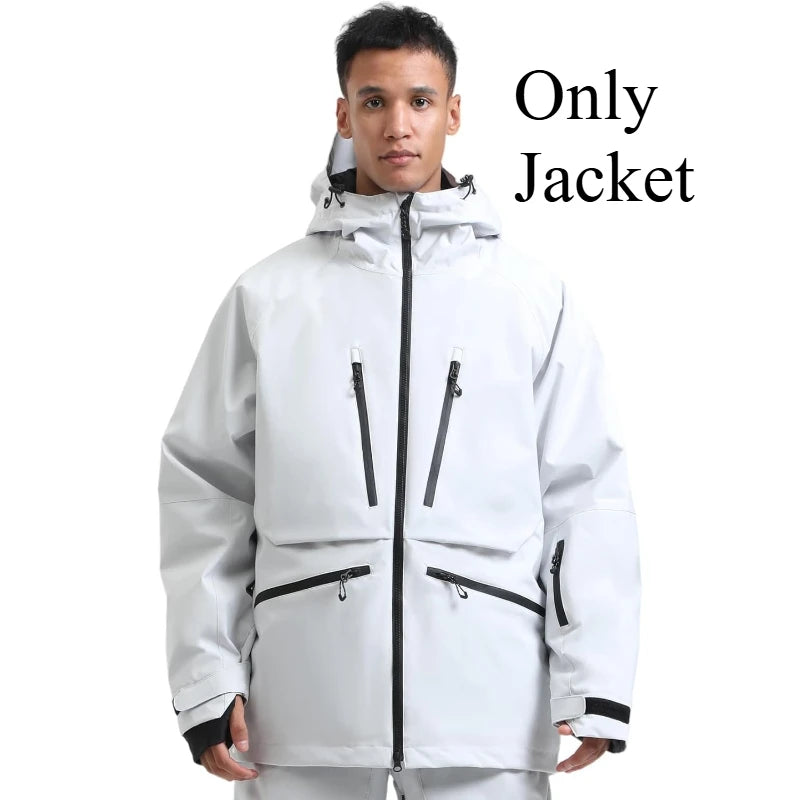 New Multi Functional Unisex Skiing Jackets Outdoor Sport Waterproof Ski Coats Winter Insulated Snow Coat Mountain Men Hoodies
