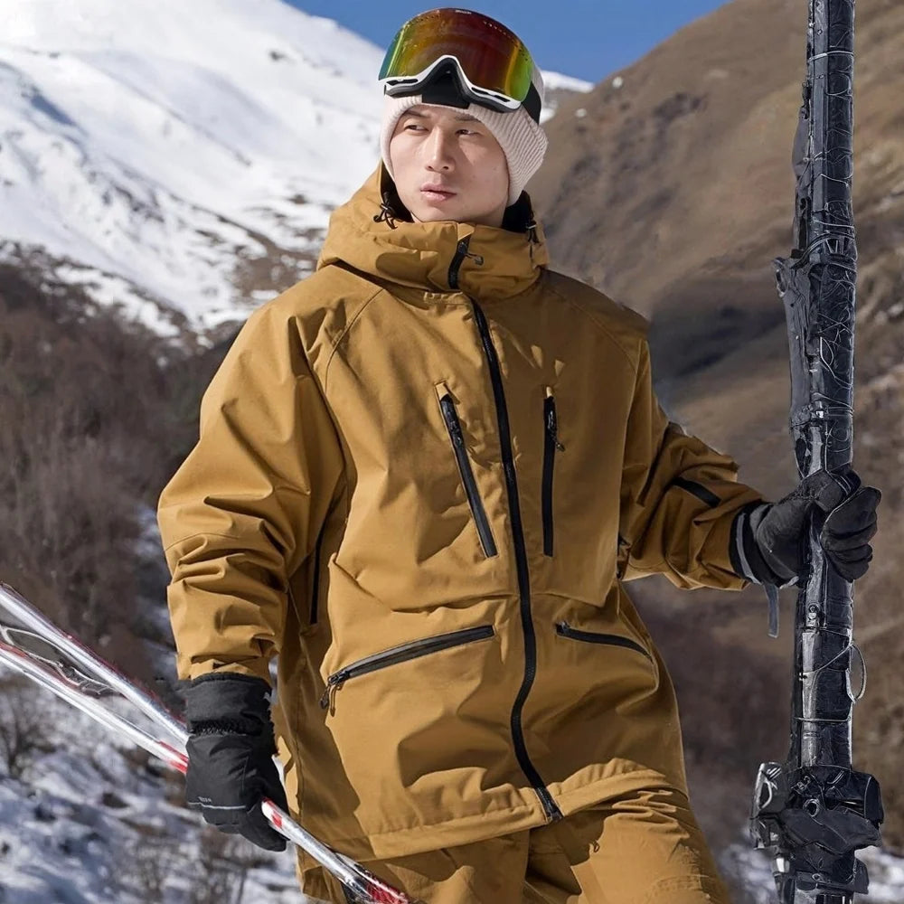 New Multi Functional Unisex Skiing Jackets Outdoor Sport Waterproof Ski Coats Winter Insulated Snow Coat Mountain Men Hoodies