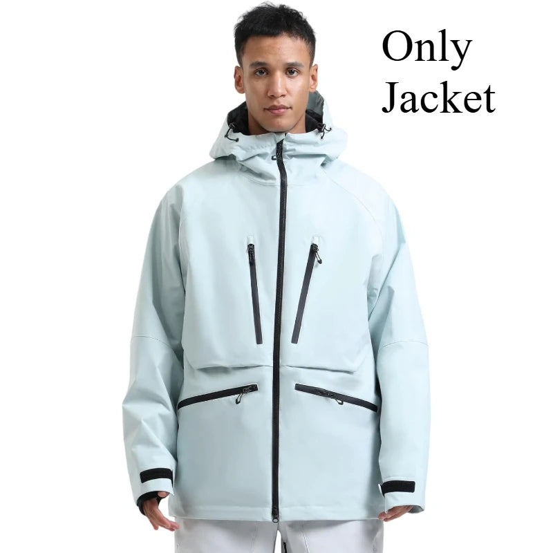 New Multi Functional Unisex Skiing Jackets Outdoor Sport Waterproof Ski Coats Winter Insulated Snow Coat Mountain Men Hoodies