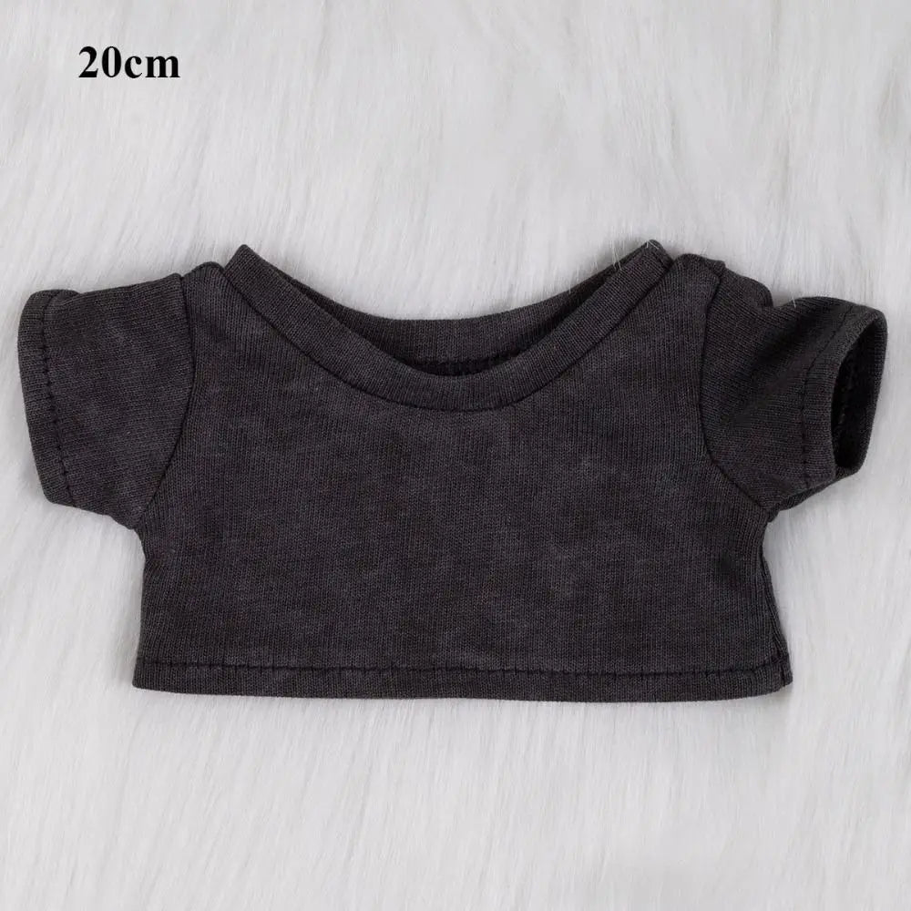 10/15/20cm Cotton Doll Clothes Elastic Mini Clothes Idol Doll Outfit Hoodies T-shirt Sweaters Fashion Style Toys Accessories