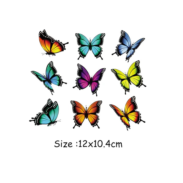 Thermal Transfer Patches T-Shirt Hoodies Patches Diy Arts Crafts Ironing Heat Transfer Patches For Clothes Animal Stickers