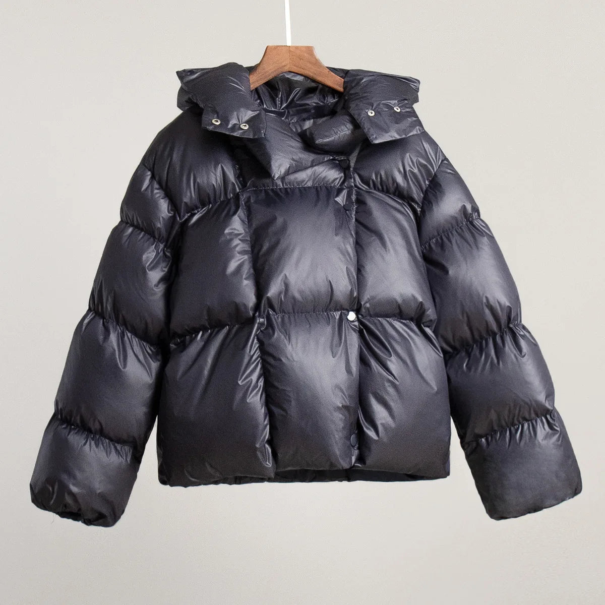 TARUXY Thick Parkas Long Sleeve Top Women Autumn Winter Warm Coat Women's Street Fashion Hoodies Woman Cotton-padded Jacket 2023