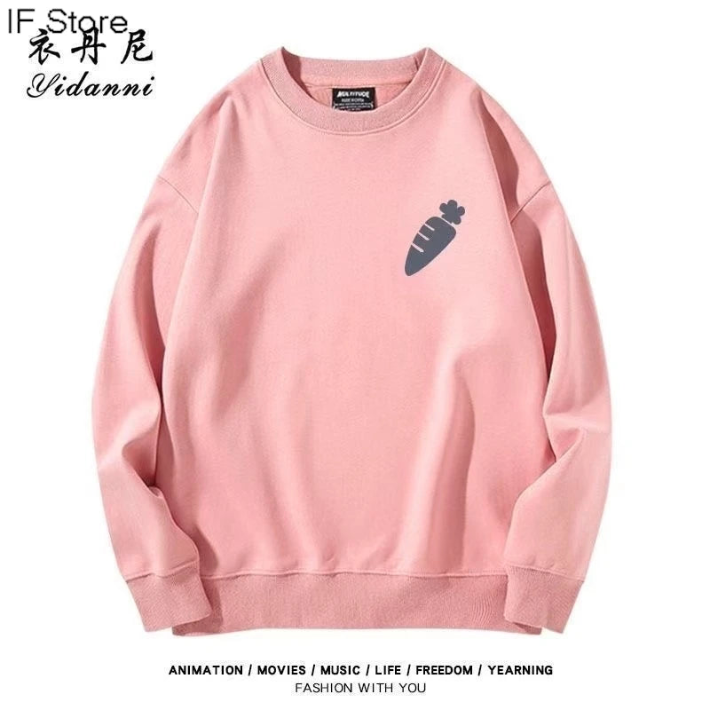Japan anime Uma Musume Pretty Derby Oguri Cap Carrot cartoon O-Neck sweatshirts y2k Man Women Harajuku Casual Boys girls hoodies