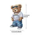 Medium Bear Iron On Patches Transfers Vinyl Thermal Press A-Level Washable Diy Hoodies Tops Patch Iron Children Clothes