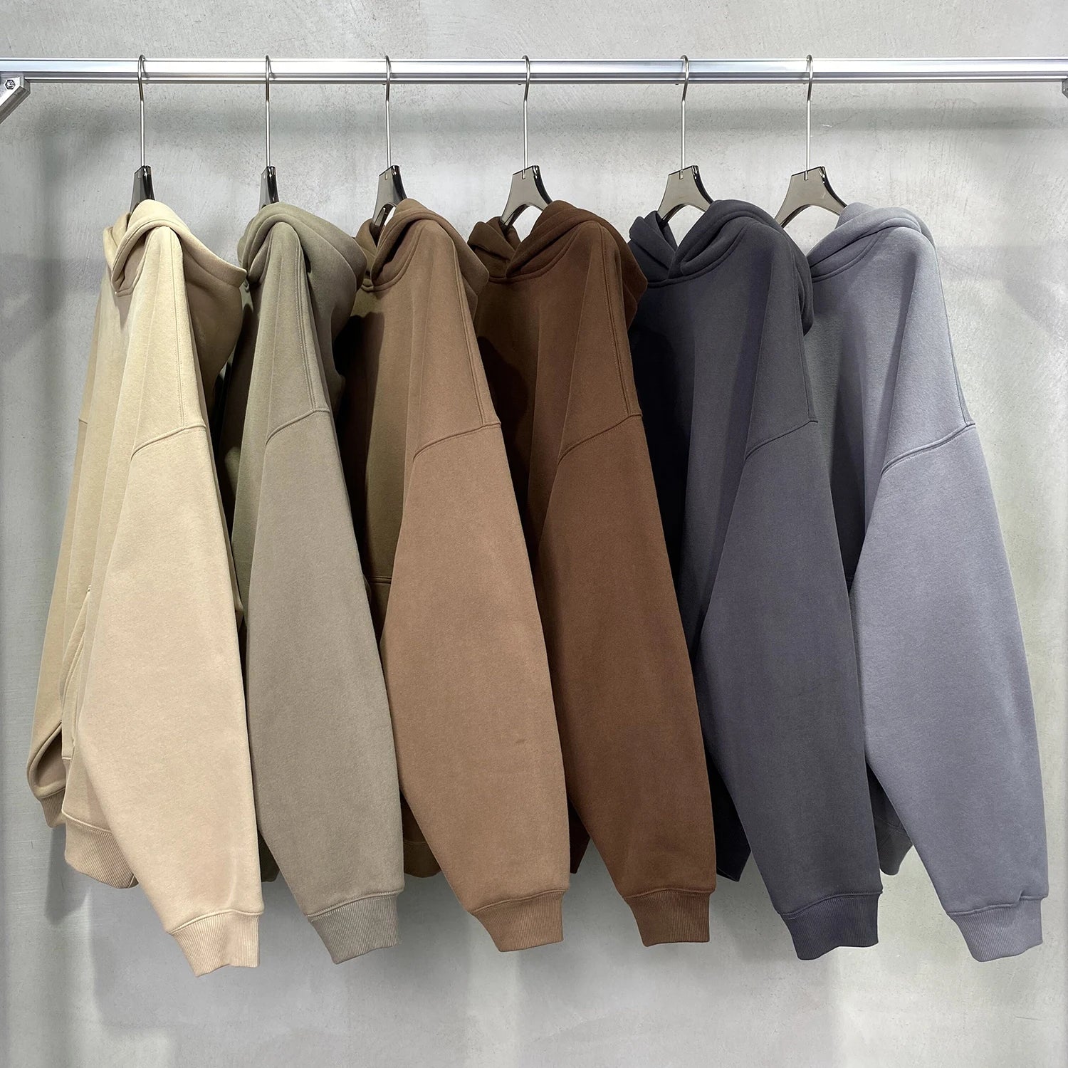 Cotton Baggy Fleece Hoodies for Men Solid Color Plush Pullovers Oversized Hooded Sweatshirt Autumn Winter Thick Clothes Unisex