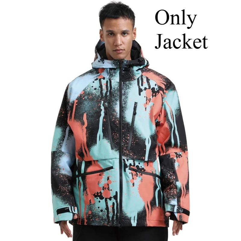 New Multi Functional Unisex Skiing Jackets Outdoor Sport Waterproof Ski Coats Winter Insulated Snow Coat Mountain Men Hoodies