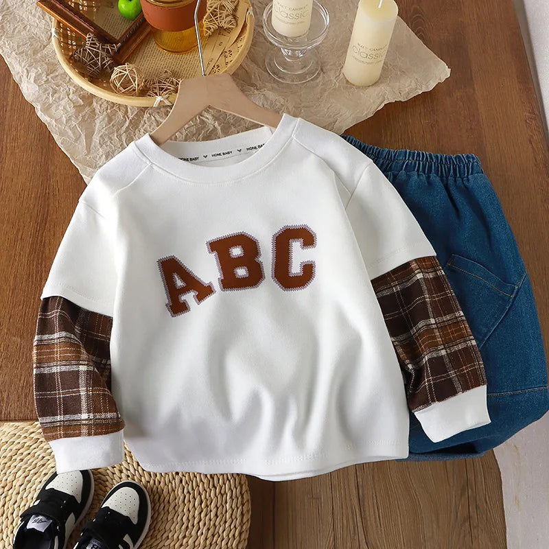 Children's Spring Autumn Hoodies Sweater for Boys and Girls Outdoor Sportswear Clothing