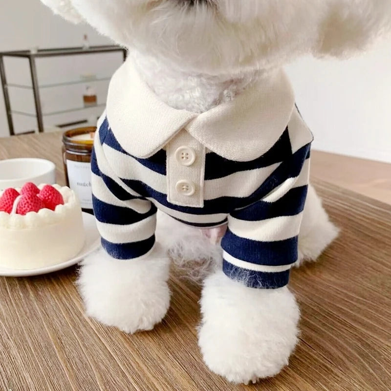 Dog Polo Shirts Cotton Solid Dog Vest Summer Puppy Clothes for Small Dog Pet T Shirt Chihuahua Bichon Dog Hoodies Cat Clothing