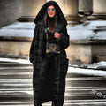 TPJB Casual Faux Fur Coat Women Hoodies Furry Thick Warm Long Faux Rabbit Fur Jacket Slim Winter Coat Women Casaco Feminino 5XL