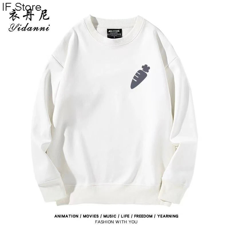 Japan anime Uma Musume Pretty Derby Oguri Cap Carrot cartoon O-Neck sweatshirts y2k Man Women Harajuku Casual Boys girls hoodies