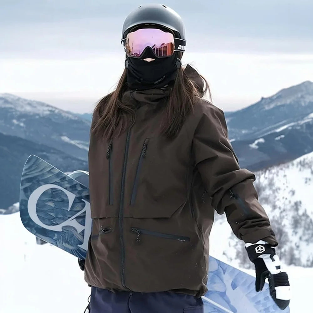 New Multi Functional Unisex Skiing Jackets Outdoor Sport Waterproof Ski Coats Winter Insulated Snow Coat Mountain Men Hoodies