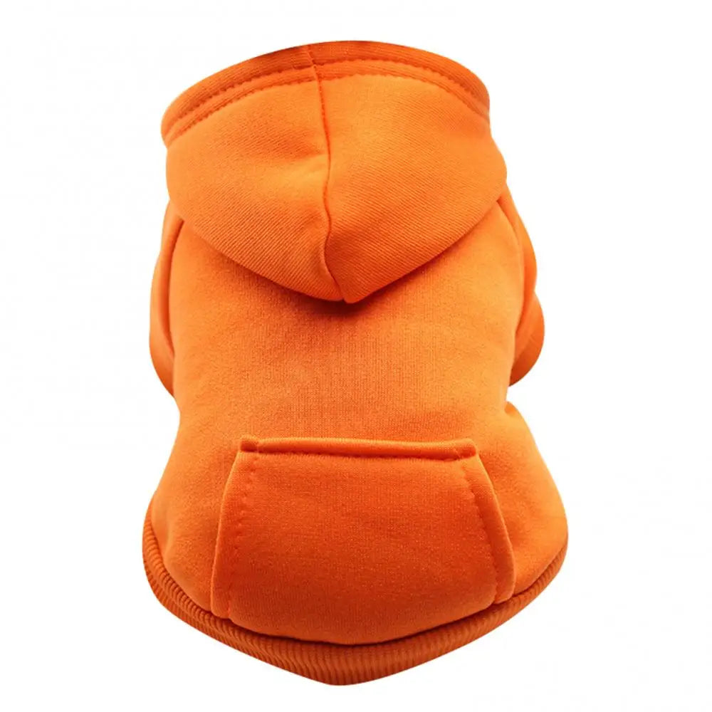 Dog Hoodies Puppy Pet Hooded Sweatshirt Autumn Winter Two-legged Pocket Cat Dog Clothes