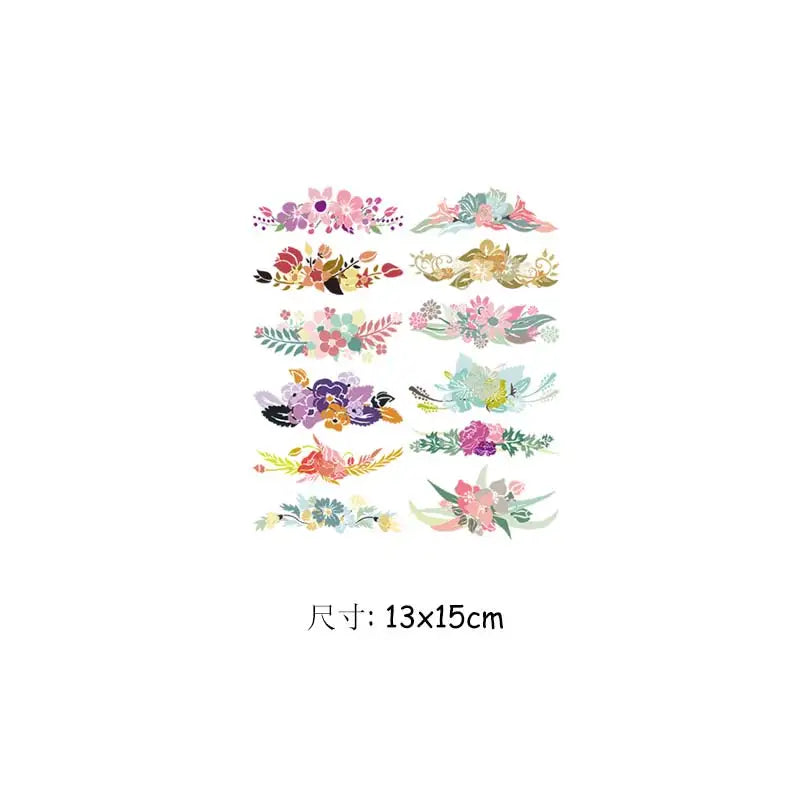 Thermal Transfer Patches T-Shirt Hoodies Patches Diy Arts Crafts Ironing Heat Transfer Patches For Clothes Animal Stickers