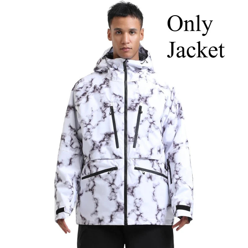 New Multi Functional Unisex Skiing Jackets Outdoor Sport Waterproof Ski Coats Winter Insulated Snow Coat Mountain Men Hoodies