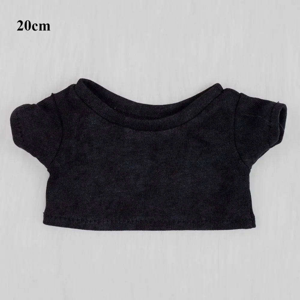 10/15/20cm Cotton Doll Clothes Elastic Mini Clothes Idol Doll Outfit Hoodies T-shirt Sweaters Fashion Style Toys Accessories